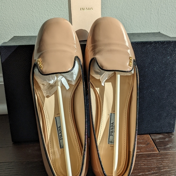 Prada Calzature Donna flats in nude Vernice - Picture 4 of 6